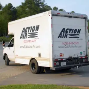 Action Air Commercial HVAC truck